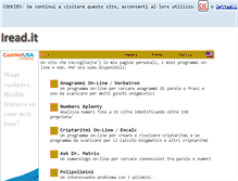 Tablet Screenshot of iread.it